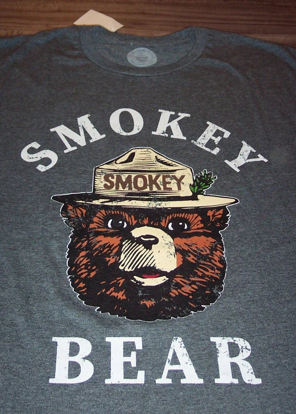 VINTAGE STYLE SMOKEY THE BEAR 1980's MENS XL NEW w/ - Adult & Kids T-Shirts, Sweatshirts & Hoodies apparel design preview 1