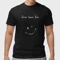 Jesus Loves You Minimalist Christian Faith Smiley - Adult & Kids T-Shirts, Sweatshirts & Hoodies apparel design preview 1