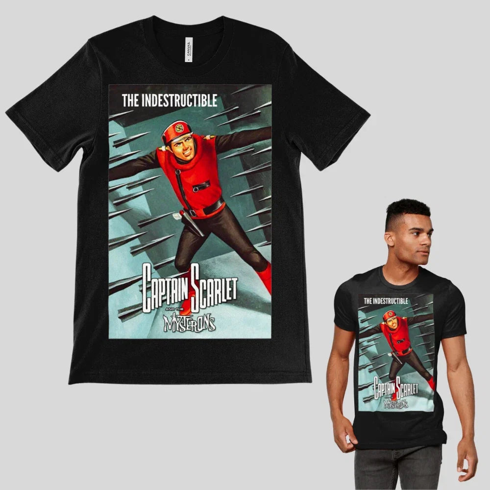 Captain Scarlet The Indestructble Retro 1960s TV Show - Adult & Kids T-Shirts, Sweatshirts & Hoodies apparel design preview 1