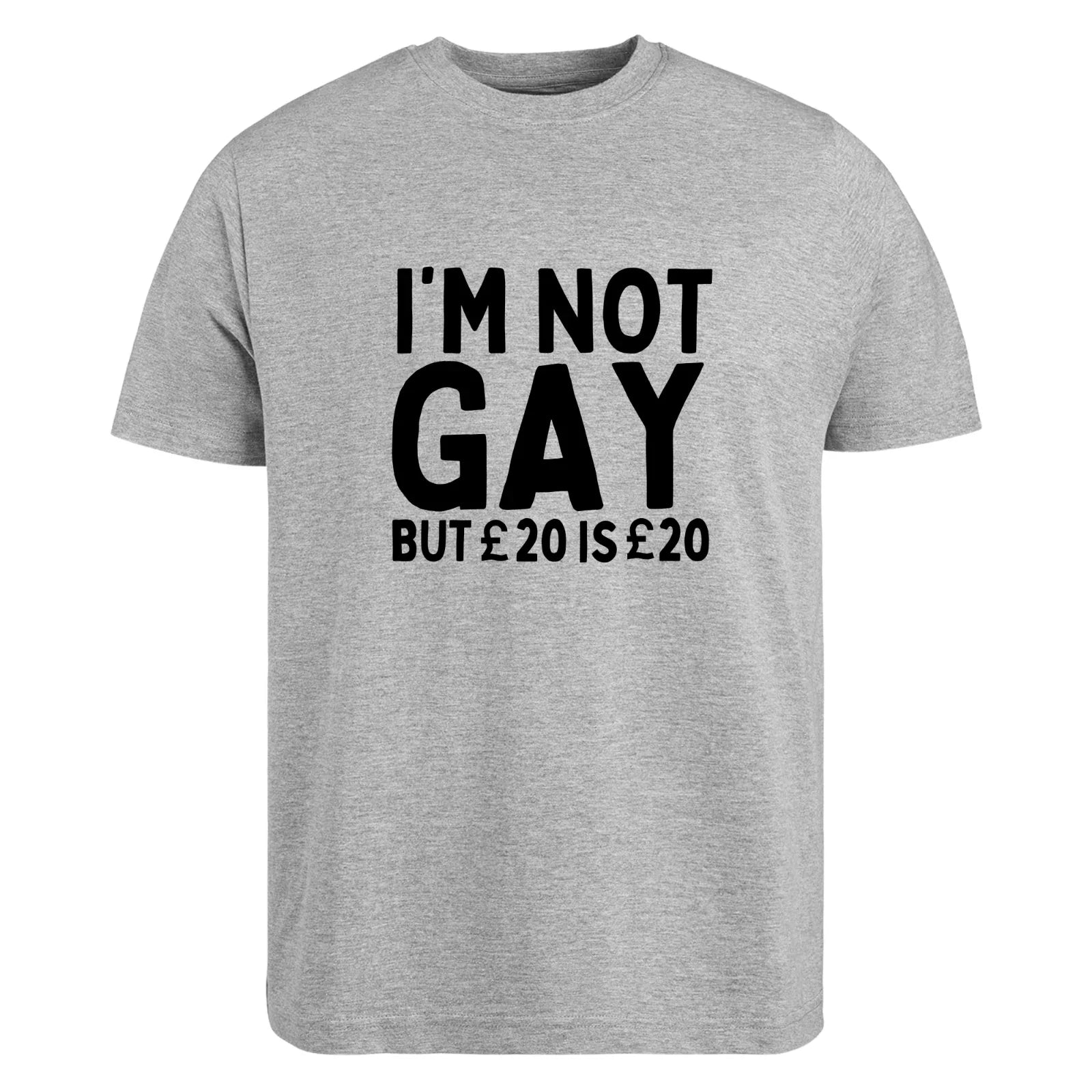 I'm Not Gay But 20 Is Funny Sarcastic Witty Hilarious - Adult & Kids T-Shirts, Sweatshirts & Hoodies apparel design preview 1