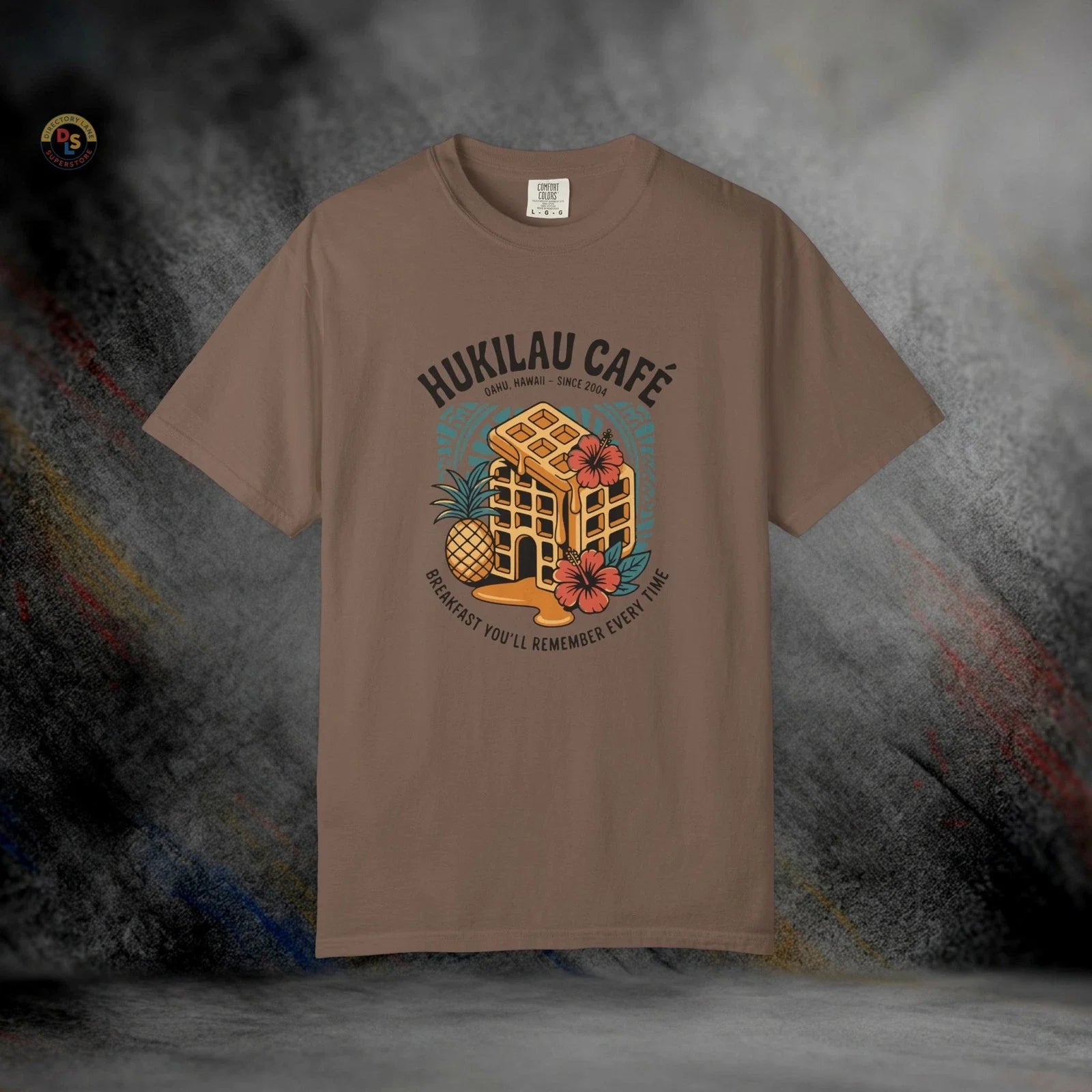50 First Dates Hukilau Cafe Heavyweight Garment-Dyed - Adult & Kids T-Shirts, Sweatshirts & Hoodies apparel design preview 1