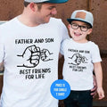 (1114) Father And Son Best friend for life Father's - Adult & Kids T-Shirts, Sweatshirts & Hoodies apparel design preview 1