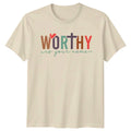 Worthy Is Your Name Christian Faith Mothers Day Gift - Adult & Kids T-Shirts, Sweatshirts & Hoodies apparel design preview 1