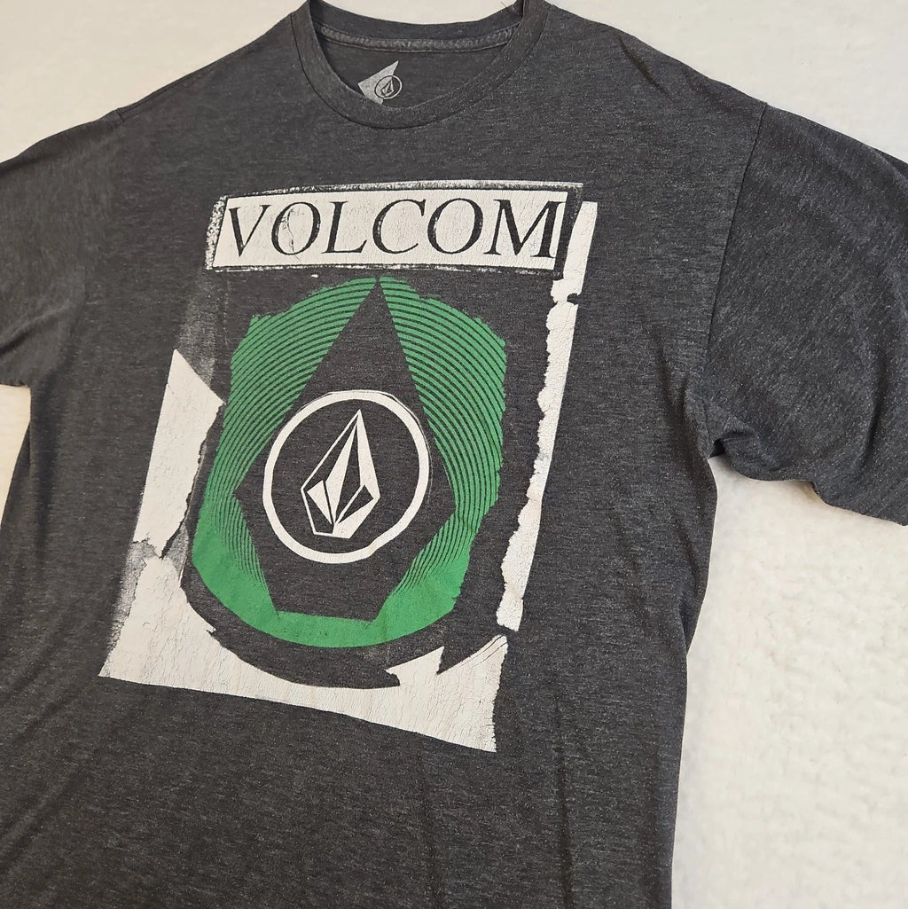 Volcom Stone Big Logo Gray L Y2K Baggy Skate Surf - Adult & Kids T-Shirts, Sweatshirts & Hoodies apparel design preview 1
