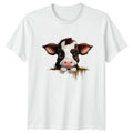 Cute Peeking Cow Animals Birthday Gift For Him And - Adult & Kids T-Shirts, Sweatshirts & Hoodies apparel design preview 1