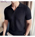 Men's Light and Thin Knitted Hollow Casual Short - Adult & Kids T-Shirts, Sweatshirts & Hoodies apparel design preview 1