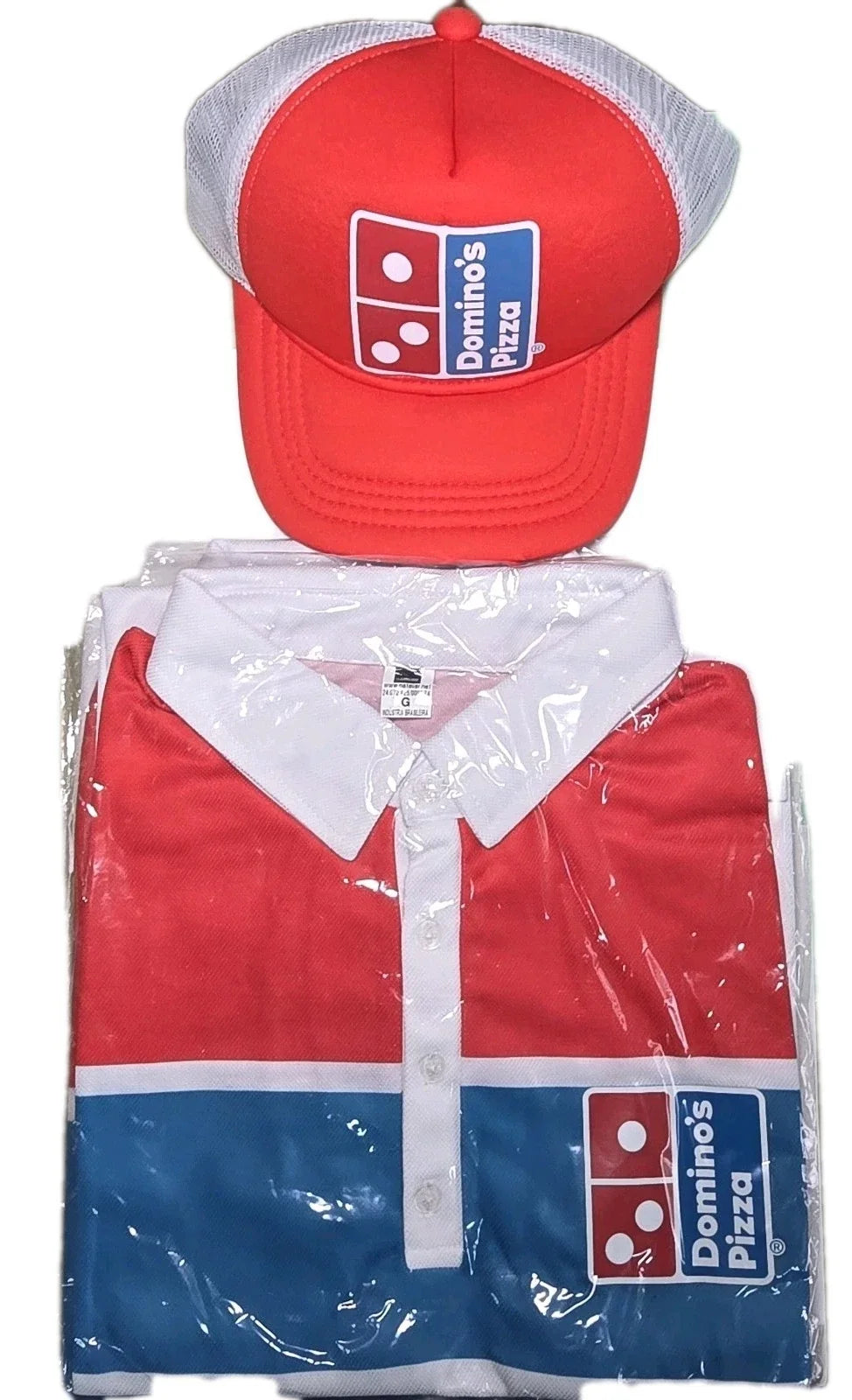 Domino's Pizza Employee Red White Blue Work Size G - Adult & Kids T-Shirts, Sweatshirts & Hoodies apparel design preview 1