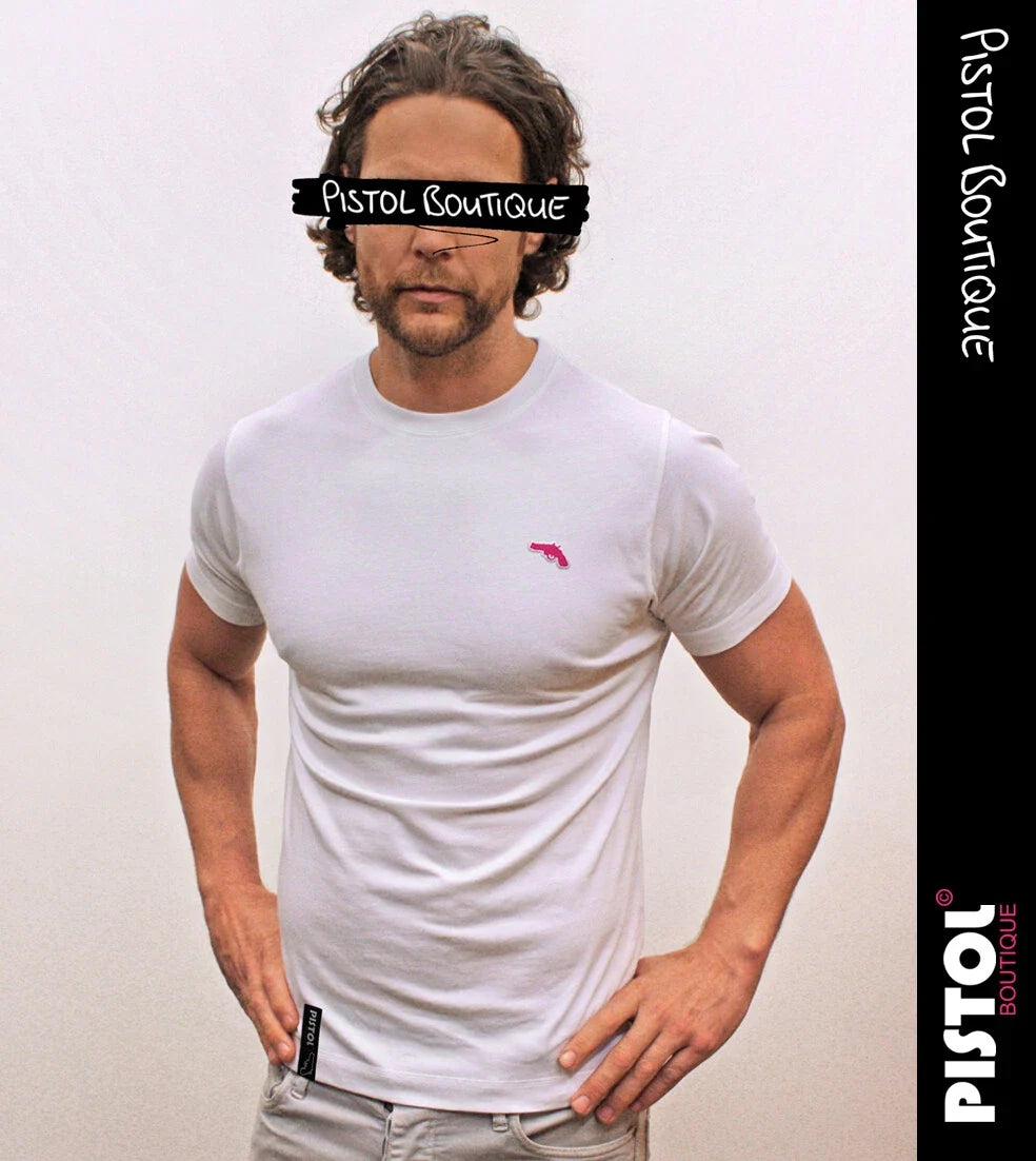 Pistol Boutique Mens White Standard Fit Plain Crew - Adult & Kids T-Shirts, Sweatshirts & Hoodies apparel design preview 1