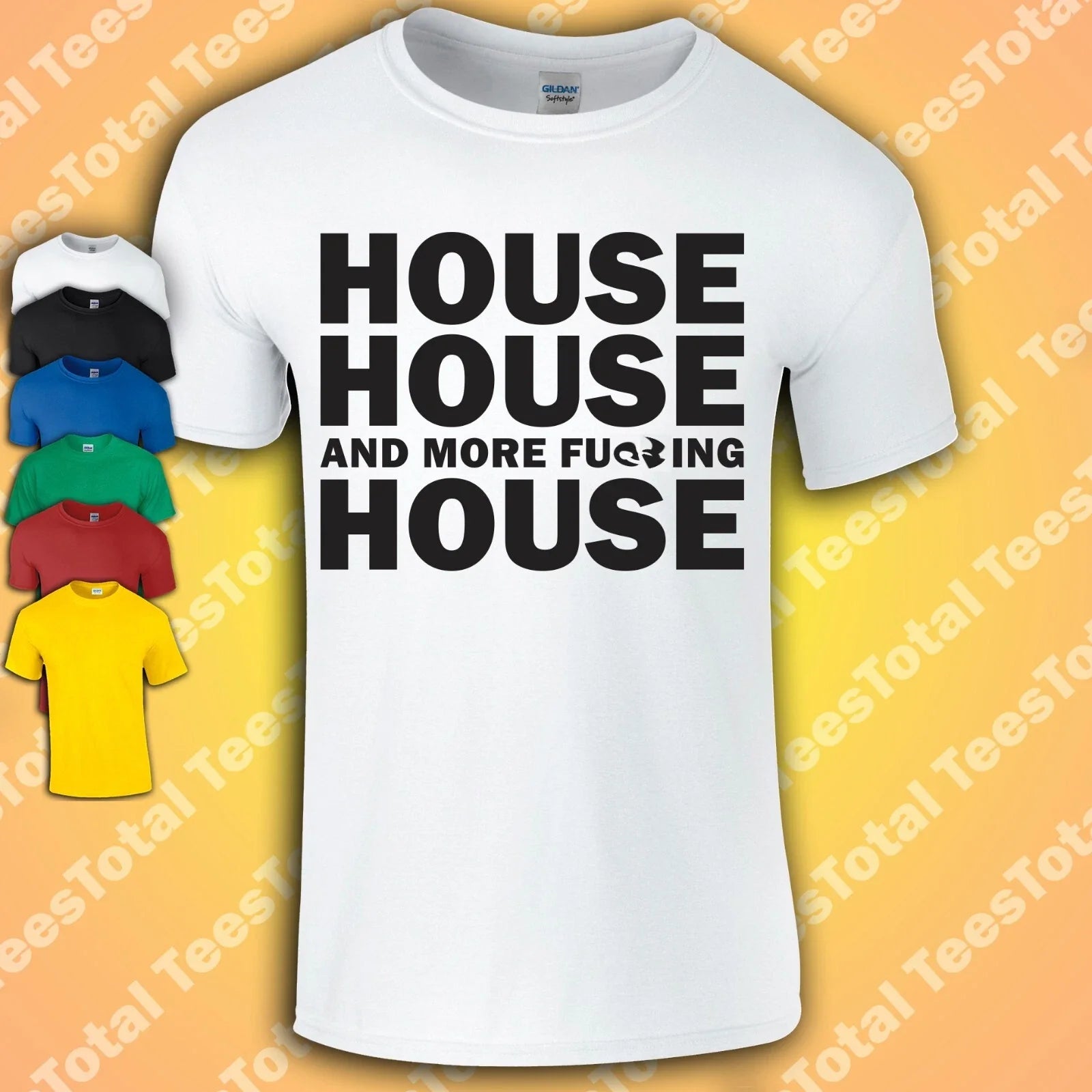 House And More Fu**ing Music DJ Rave Festival - Adult & Kids T-Shirts, Sweatshirts & Hoodies apparel design preview 1