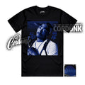 Foamposite One Deep Royal Black Ice Game Match TP - Adult & Kids T-Shirts, Sweatshirts & Hoodies apparel design preview 1
