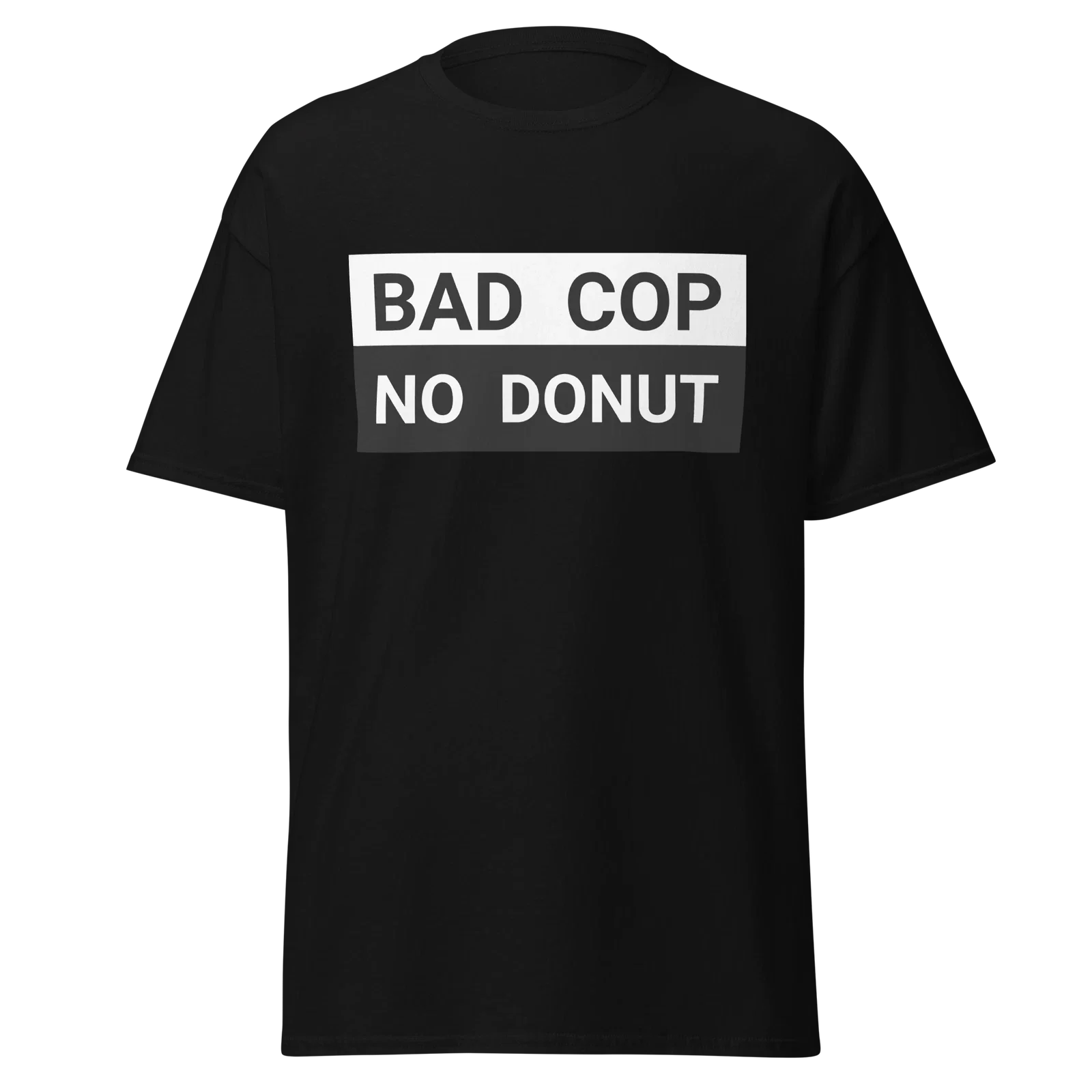Bad cop no donut funny Men's classic - Adult & Kids T-Shirts, Sweatshirts & Hoodies apparel design preview 1