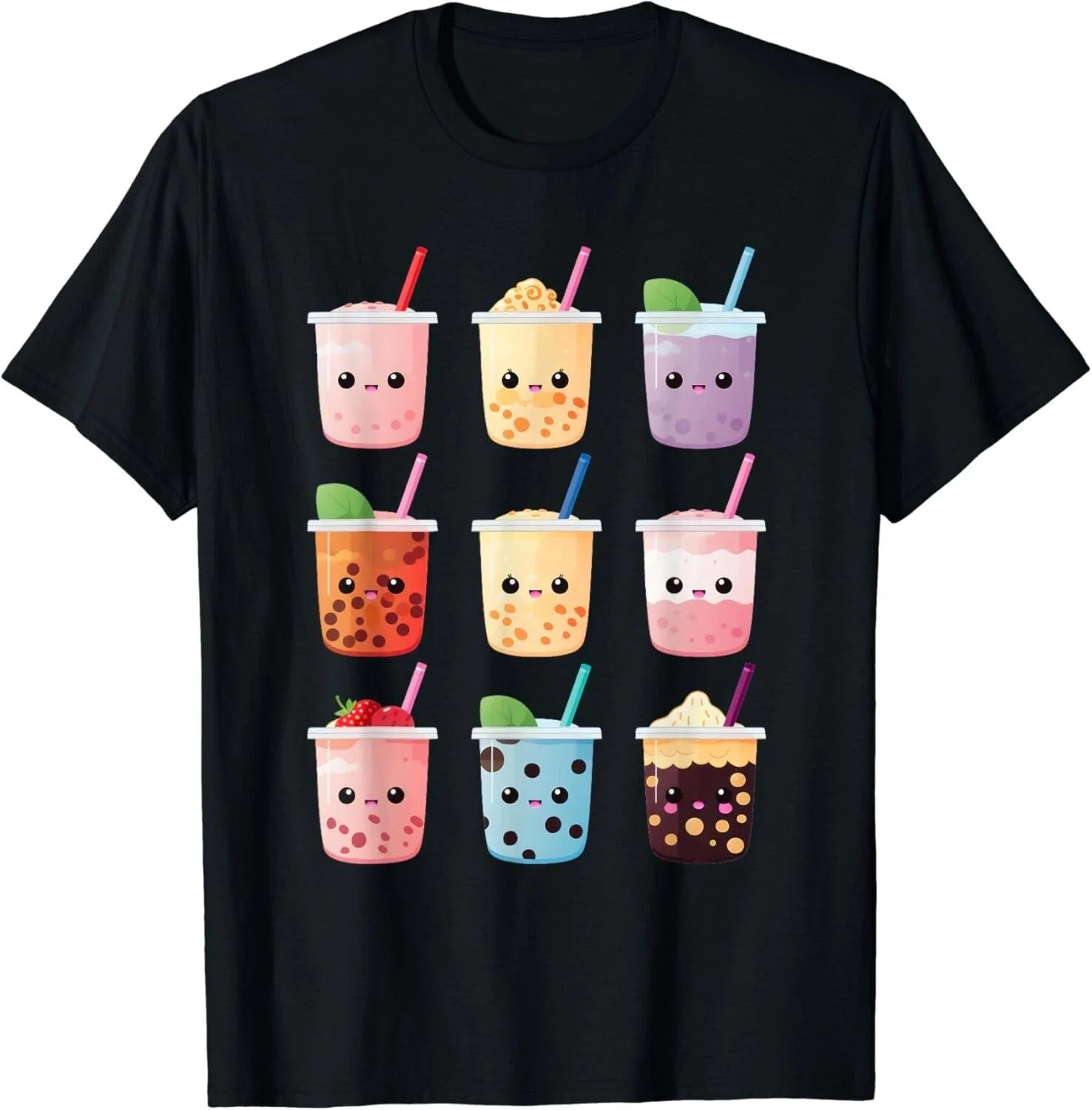 Kawaii Bubble Tea Boba Lover Gift - Adult & Kids T-Shirts, Sweatshirts & Hoodies apparel design preview 1