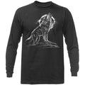 Howling Wolf Moonlight Wilderness Outdoor Wildlife - Adult & Kids T-Shirts, Sweatshirts & Hoodies apparel design preview 1