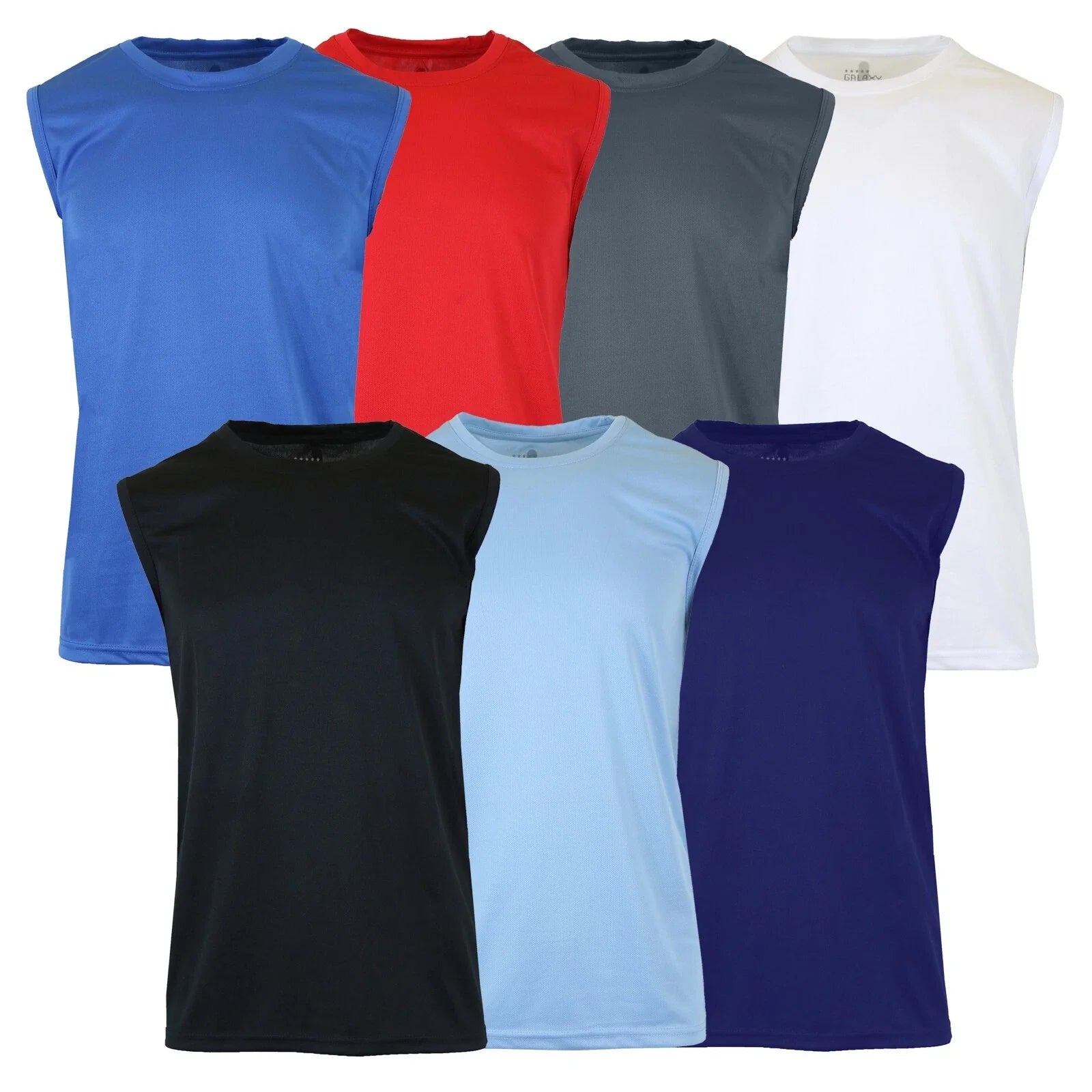 Men's Moisture Wicking Crew Neck Muscle Gym TAGLESS - Adult & Kids T-Shirts, Sweatshirts & Hoodies apparel design preview 1