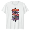 Halloween Bats Signpost Graphic Mens Womens Spooky - Adult & Kids T-Shirts, Sweatshirts & Hoodies apparel design preview 1