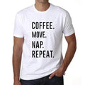 ULTRABASIC men's coffee movement nap repetition move - Adult & Kids T-Shirts, Sweatshirts & Hoodies apparel design preview 1