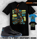 Matching AJ 11 Gamma Blue 2025 To Match Sneaker MJ - Adult & Kids T-Shirts, Sweatshirts & Hoodies apparel design preview 1