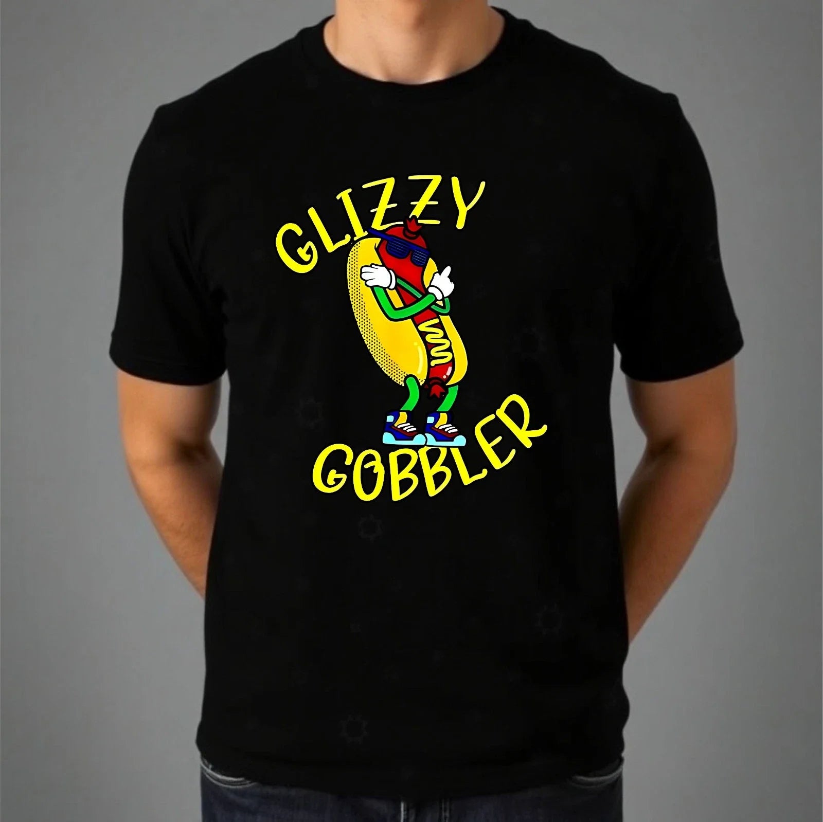 Glizzy Gobbler Funny Sarcastic Internet Meme Top - Adult & Kids T-Shirts, Sweatshirts & Hoodies apparel design preview 1