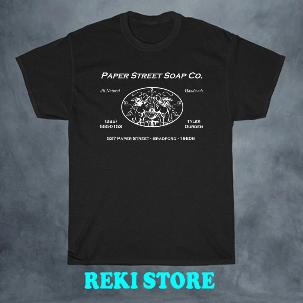 Paper Street Soap Co Fight Club 90's Men's Black Size - Adult & Kids T-Shirts, Sweatshirts & Hoodies apparel design preview 1
