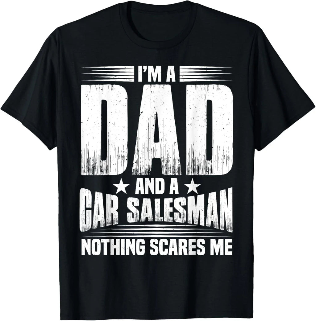 I_m A Dad And Car Salesman Dealer Gift - Adult & Kids T-Shirts, Sweatshirts & Hoodies apparel design preview 1