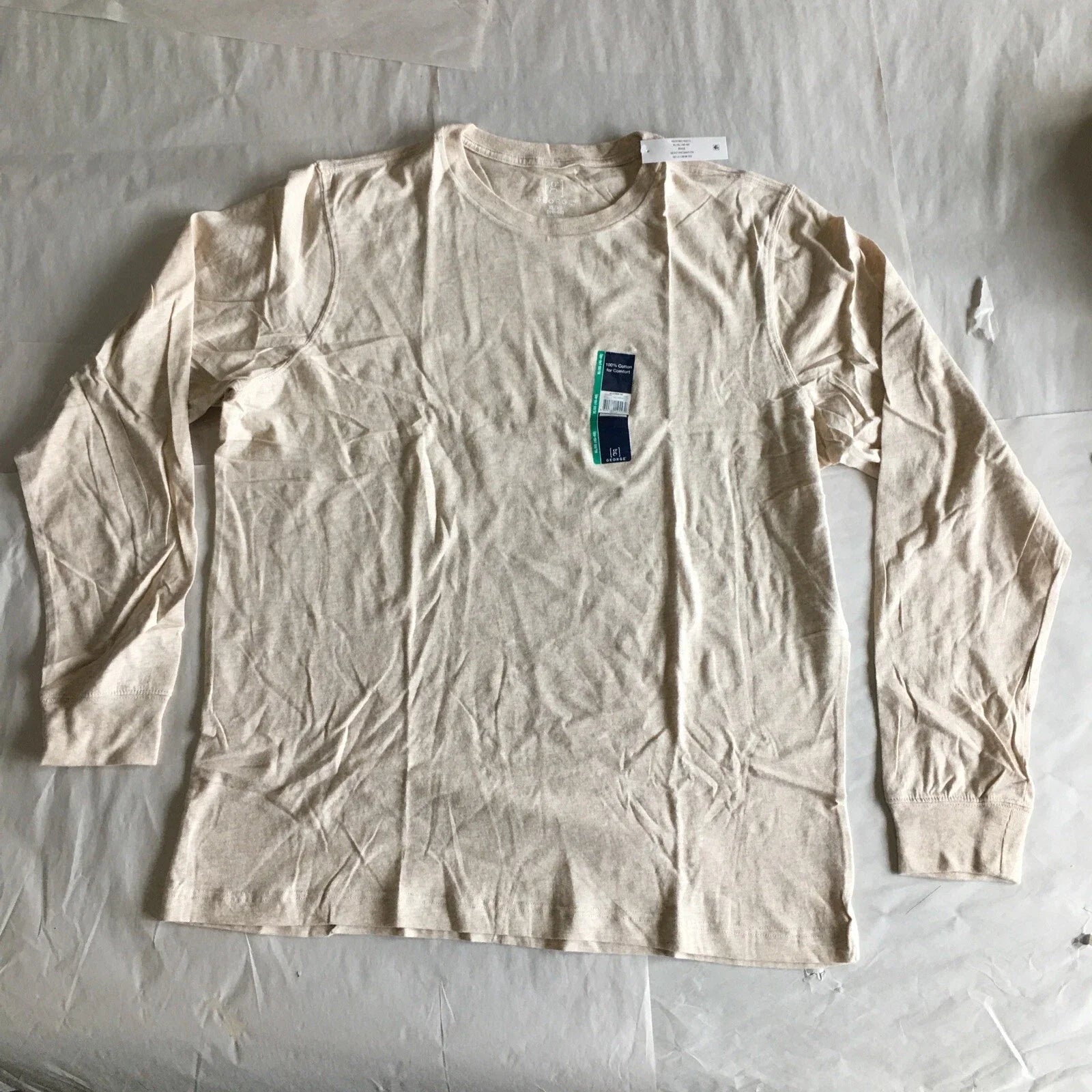 NWT George Crew Neck T Beige XL - Adult & Kids T-Shirts, Sweatshirts & Hoodies apparel design preview 1