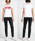 Moschino Love Blouse Heart OH! Boxy Fit Rhinestones - Adult & Kids T-Shirts, Sweatshirts & Hoodies apparel design preview 1