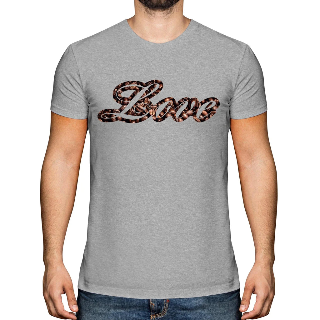 LOVE FOR COFFEE MENS TOP GIFT POD BEAN - Adult & Kids T-Shirts, Sweatshirts & Hoodies apparel design preview 1