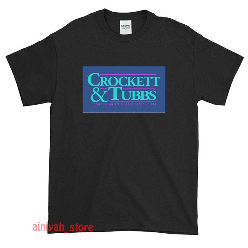 New Crocket And Tubbs Miami Vice Logo Men's Funny USA - Adult & Kids T-Shirts, Sweatshirts & Hoodies apparel design preview 1