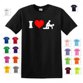 I HEART DOG*Y STYLE LOVE SEX COMICAL COLLEGE DIRTY - Adult & Kids T-Shirts, Sweatshirts & Hoodies apparel design preview 1