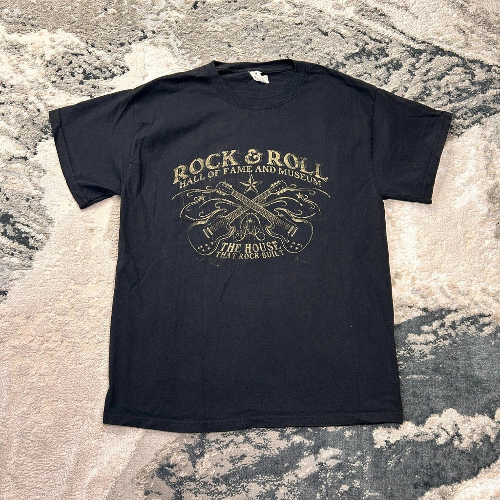 Delta Grunge Mens Medium Black Cotton Rock Roll Hall - Adult & Kids T-Shirts, Sweatshirts & Hoodies apparel design preview 1