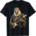 4th of July Patriotic Eagle Guitar 1776 2026 - Adult & Kids T-Shirts, Sweatshirts & Hoodies apparel design preview 1