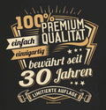30th Birthday Men's 100% Premium Quality Since 30 - Adult & Kids T-Shirts, Sweatshirts & Hoodies apparel design preview 1