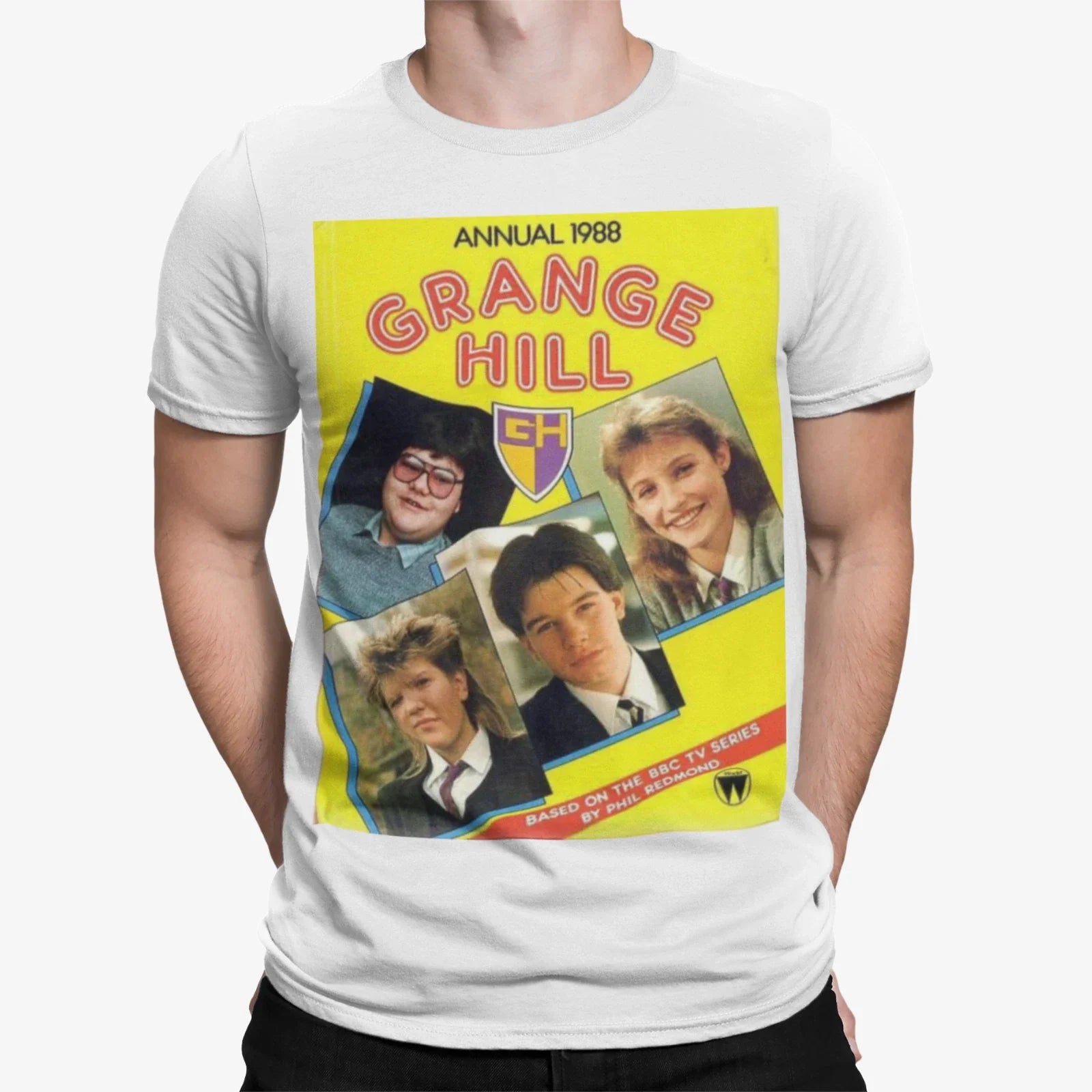 Grange Hill tv show kids cartoon film movie 80s retro - Adult & Kids T-Shirts, Sweatshirts & Hoodies apparel design preview 1