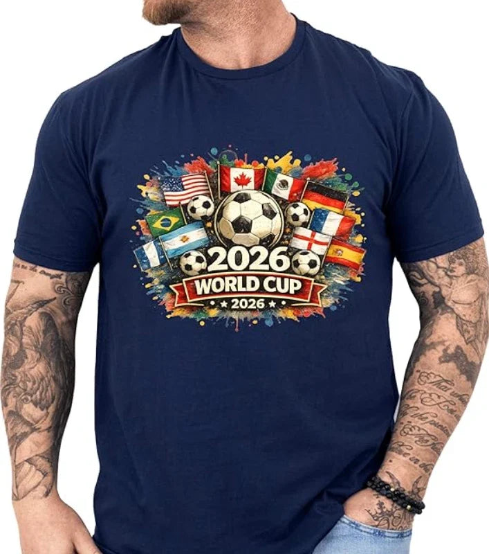 World Soccer 2026 Cup USA Canada Mexico Adults - Adult & Kids T-Shirts, Sweatshirts & Hoodies apparel design preview 1