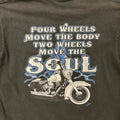 Y2K Delta Mens Medium Black Move The Soul Biker - Adult & Kids T-Shirts, Sweatshirts & Hoodies apparel design preview 1