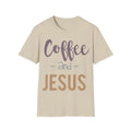 Coffee and Jesus Unisex Softstyle - Adult & Kids T-Shirts, Sweatshirts & Hoodies apparel design preview 1