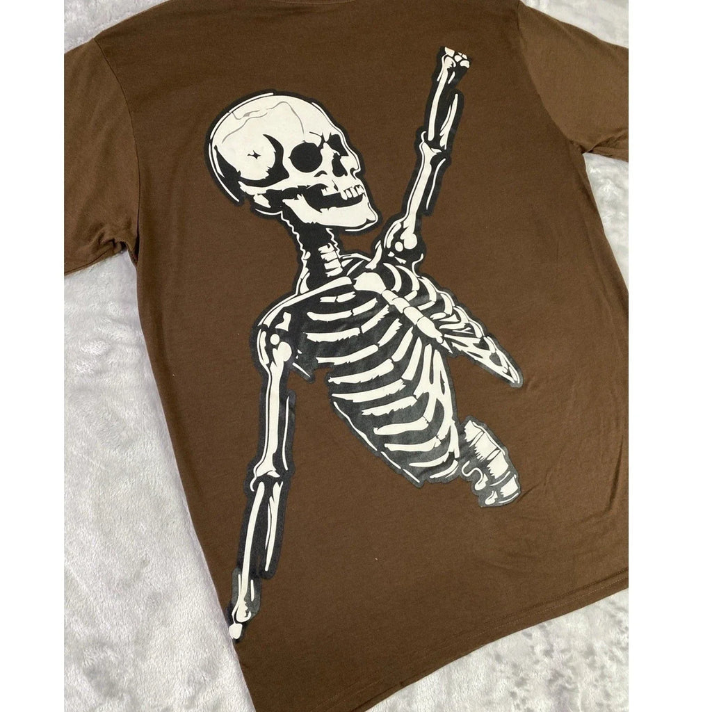 RGSTR Men Large Brown Unwritten End Skeleton Graphic - Adult & Kids T-Shirts, Sweatshirts & Hoodies apparel design preview 1