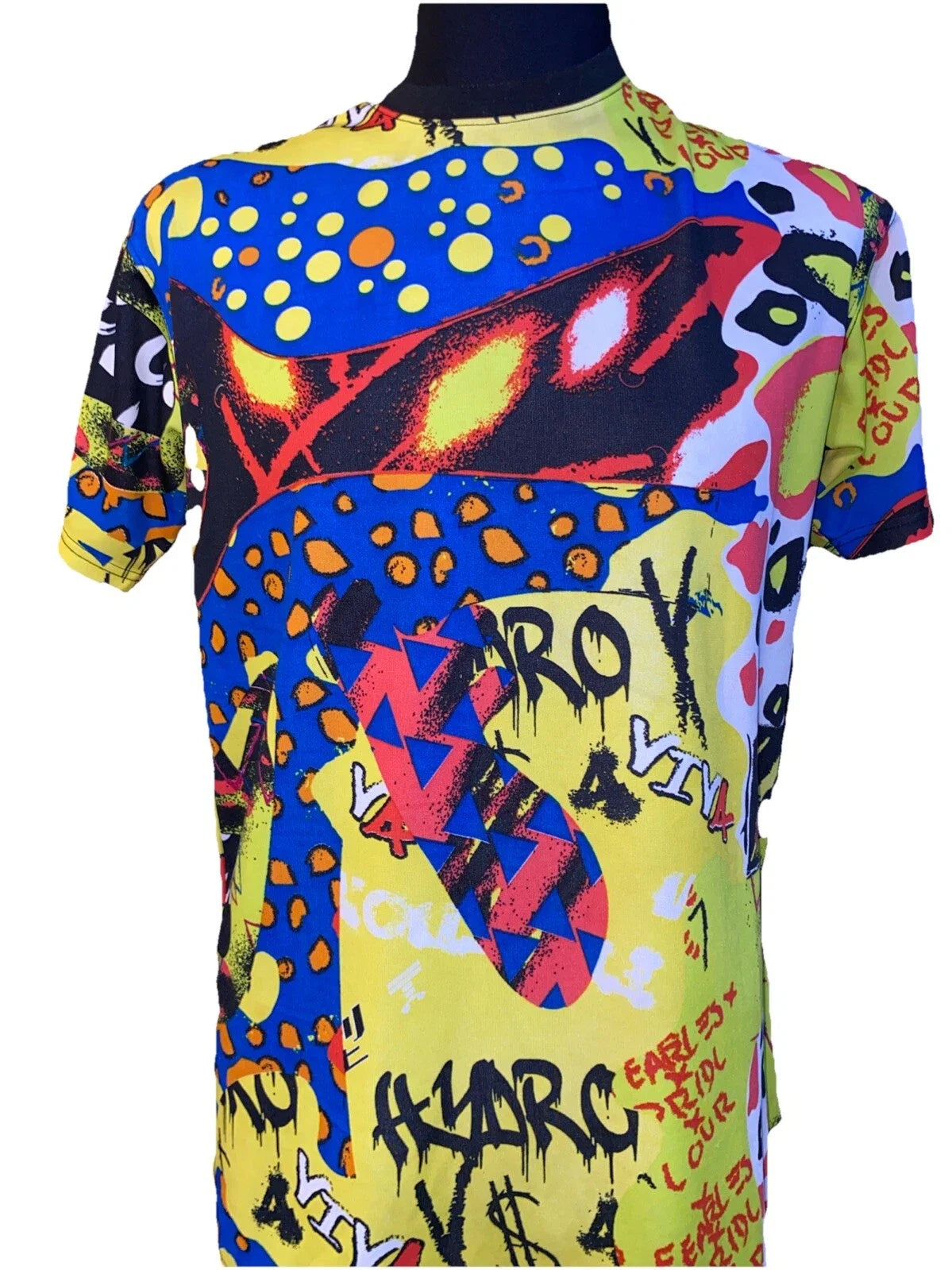 Royal Blue Label Graffiti Colorful Print Urban Street - Adult & Kids T-Shirts, Sweatshirts & Hoodies apparel design preview 1