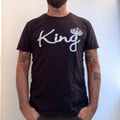 KING Crown Black Sz M Hipster Trendy GILDAN Ring Spun - Adult & Kids T-Shirts, Sweatshirts & Hoodies apparel design preview 1