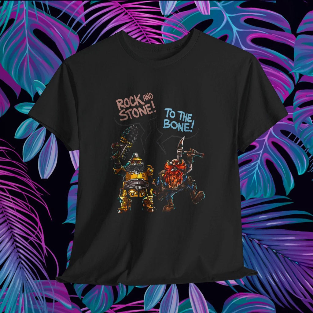 Deep Rock Galactic and Stone Funny Gaming Dwarf Meme - Adult & Kids T-Shirts, Sweatshirts & Hoodies apparel design preview 1