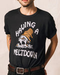 Having A Meltdown Funny Skull Ice Cream Cone Graphic - Adult & Kids T-Shirts, Sweatshirts & Hoodies apparel design preview 1