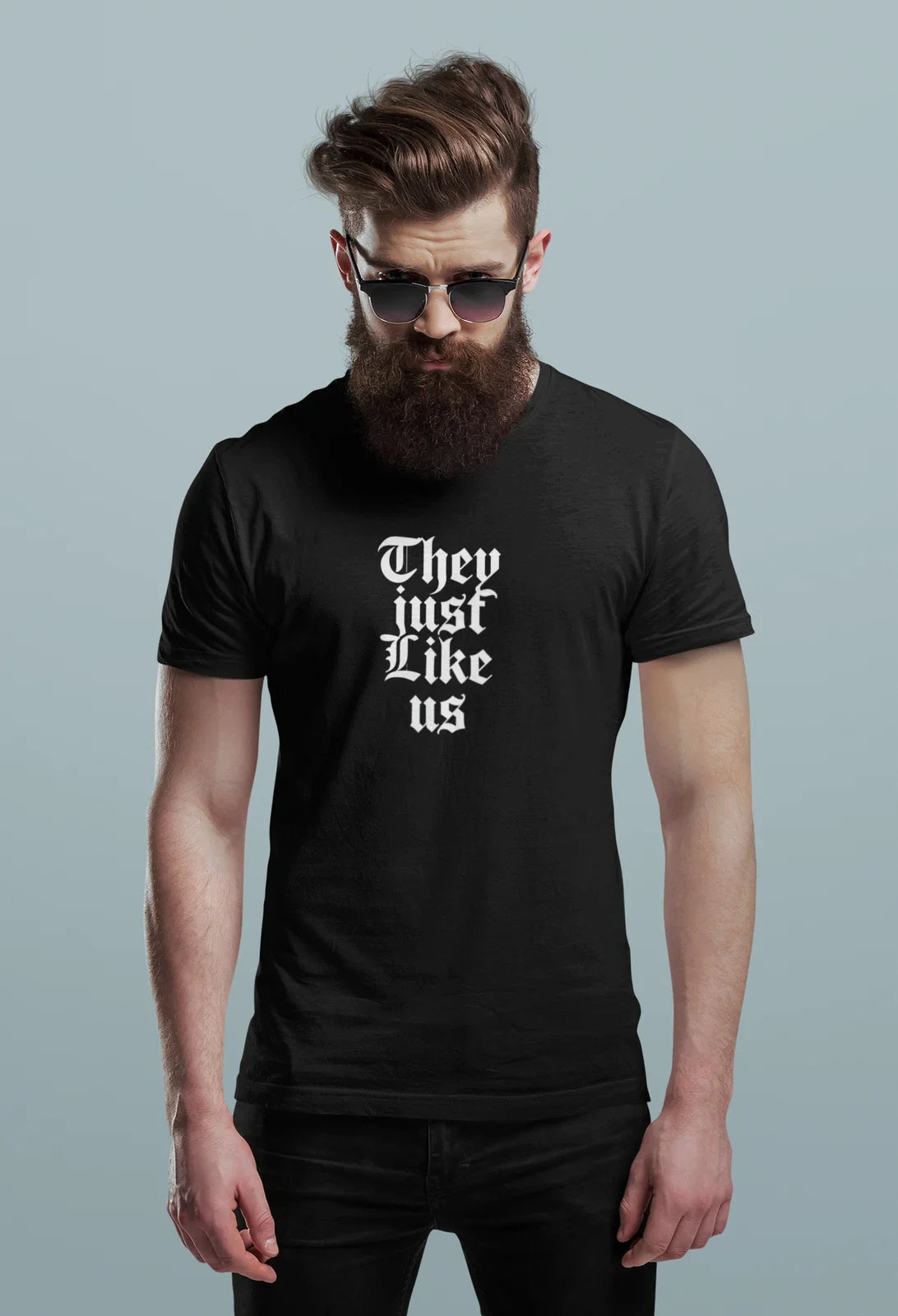 Graphic They Just Like Us, Casual Wear, Unique Gift, - Adult & Kids T-Shirts, Sweatshirts & Hoodies apparel design preview 1