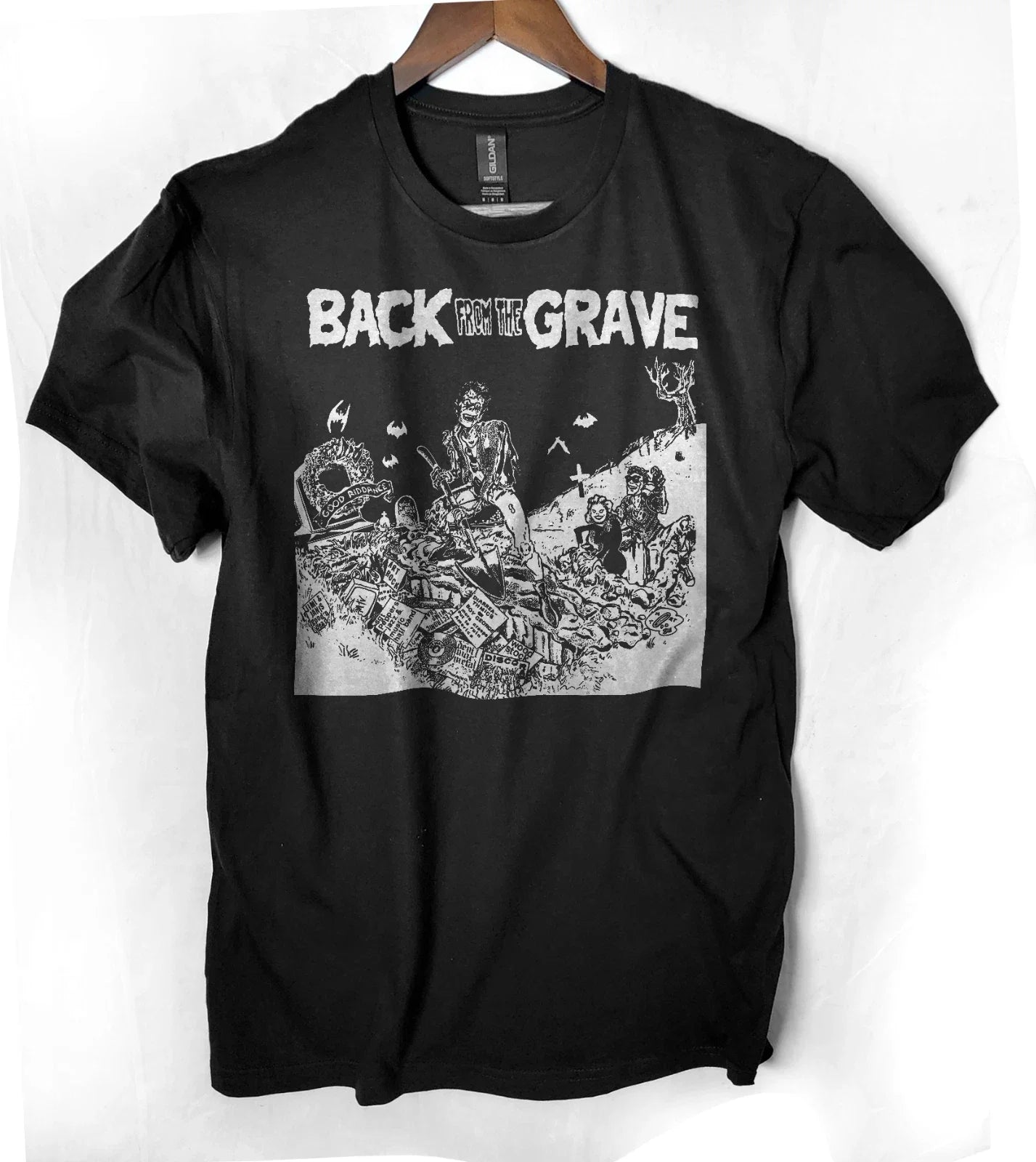 Back from the Grave garage punk psych - Adult & Kids T-Shirts, Sweatshirts & Hoodies apparel design preview 1