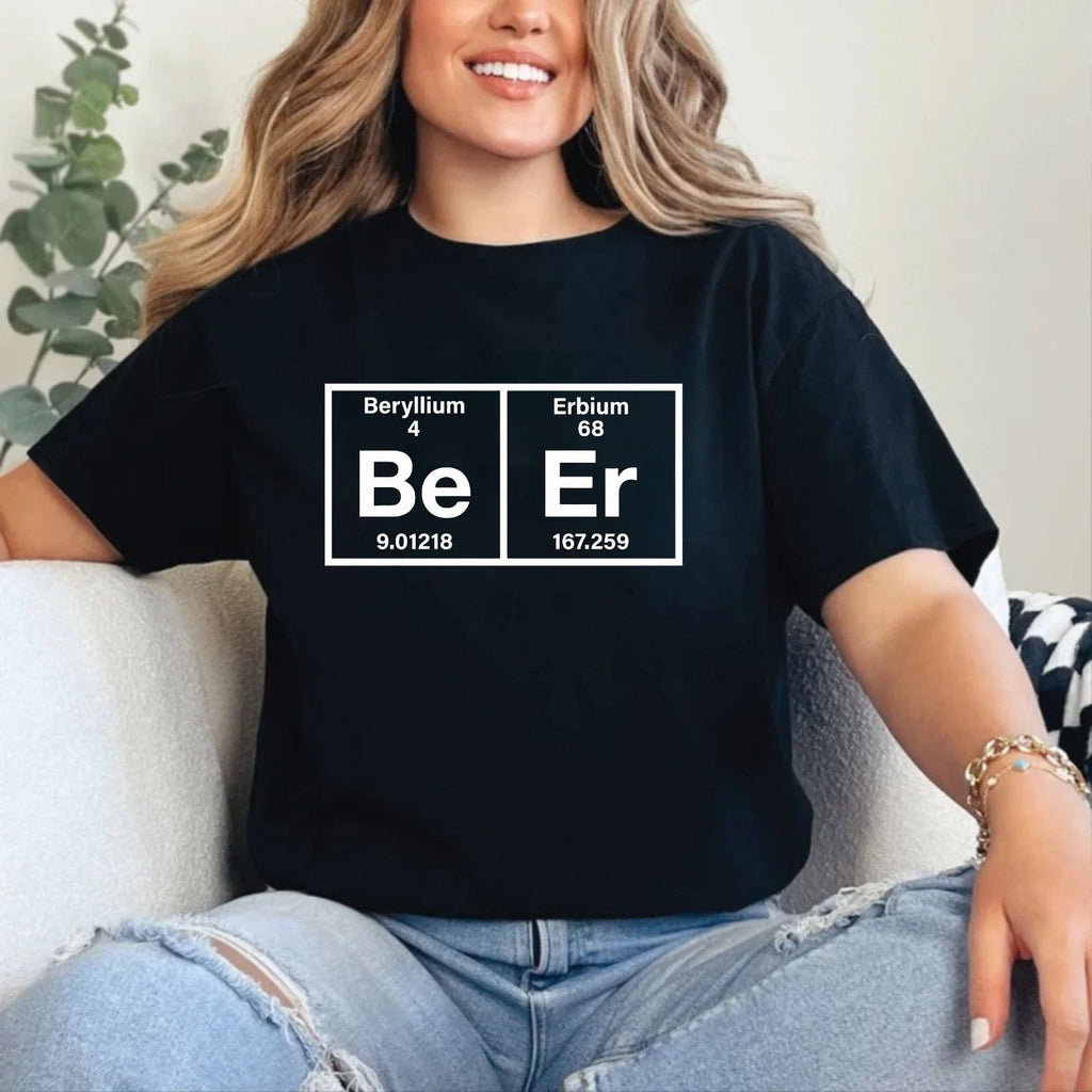 Funny Periodic Table Chemistry Symbols Be Er Science - Adult & Kids T-Shirts, Sweatshirts & Hoodies apparel design preview 1
