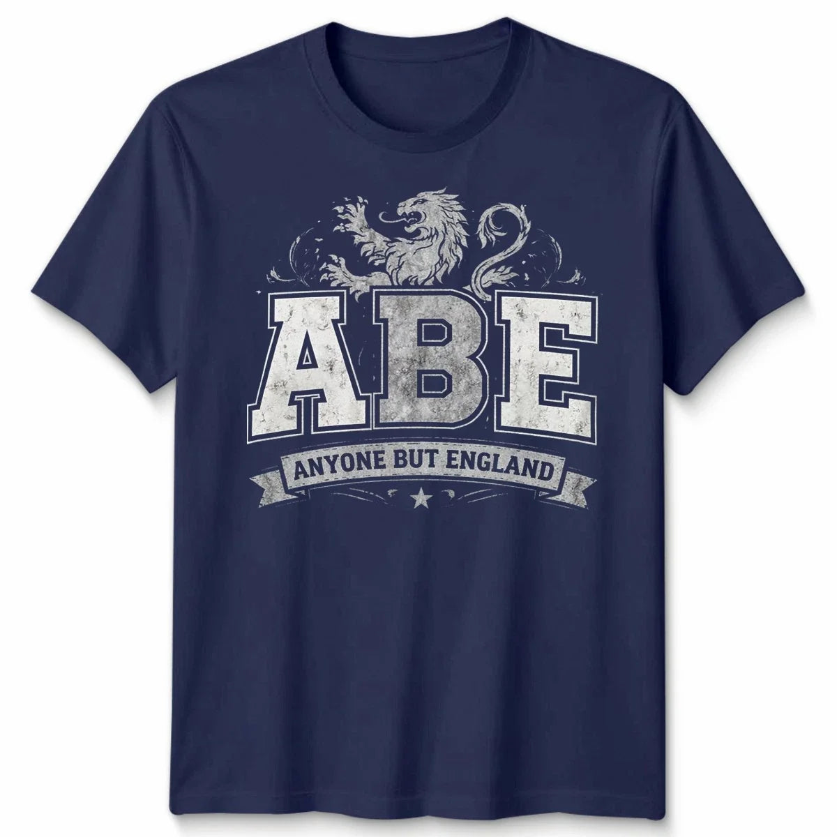 Abe Anyone But England Scotland Navy Football Rugby - Adult & Kids T-Shirts, Sweatshirts & Hoodies apparel design preview 1