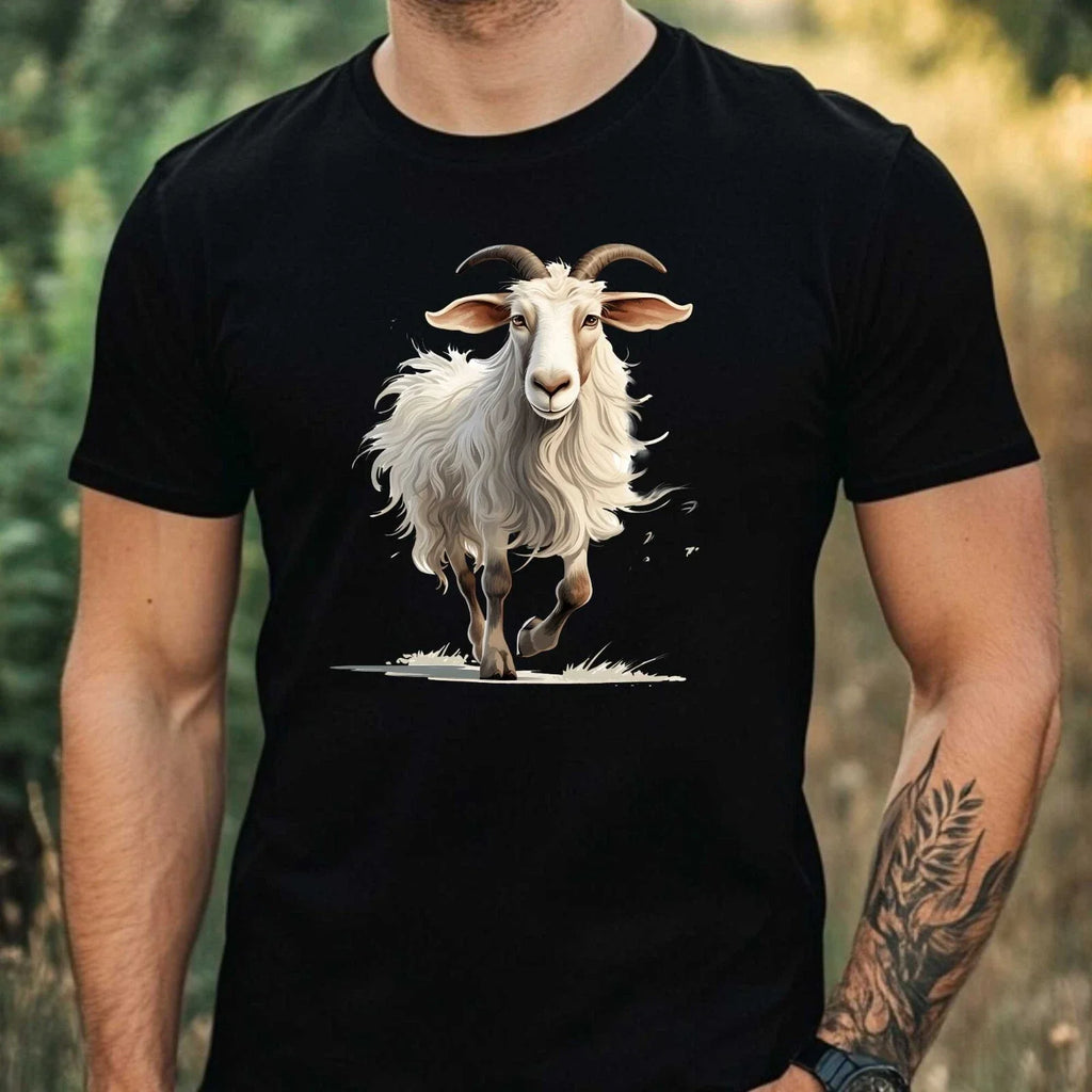 Mens Funny Goat Motif Cotton Size XS to 5XL - Adult & Kids T-Shirts, Sweatshirts & Hoodies apparel design preview 1