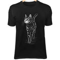 Bengal Cat Line Art Sleek Minimalist Doodle with - Adult & Kids T-Shirts, Sweatshirts & Hoodies apparel design preview 1