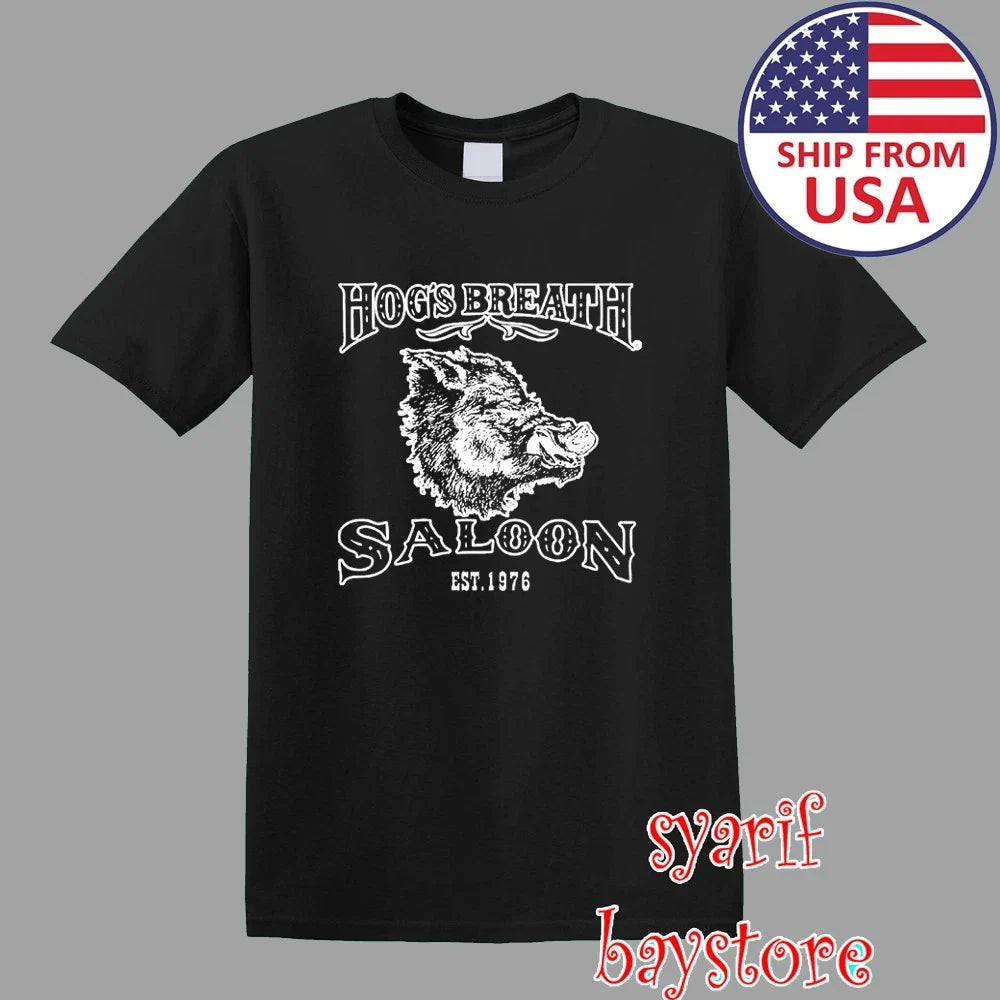 Hogs Breath Saloon Men's Black Size S to 5XL - Adult & Kids T-Shirts, Sweatshirts & Hoodies apparel design preview 1