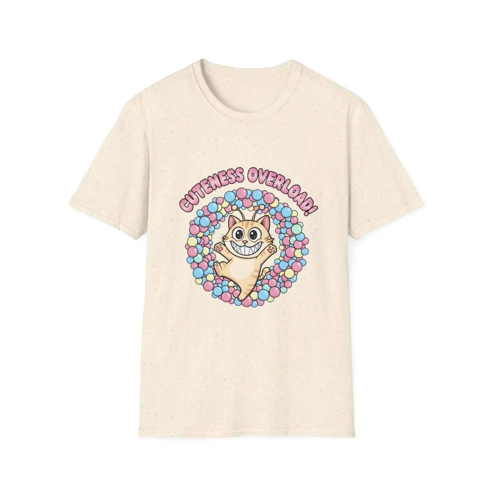 Cuteness Overload Cat, Cute Chaos Humor Bubble Pile - Adult & Kids T-Shirts, Sweatshirts & Hoodies apparel design preview 1