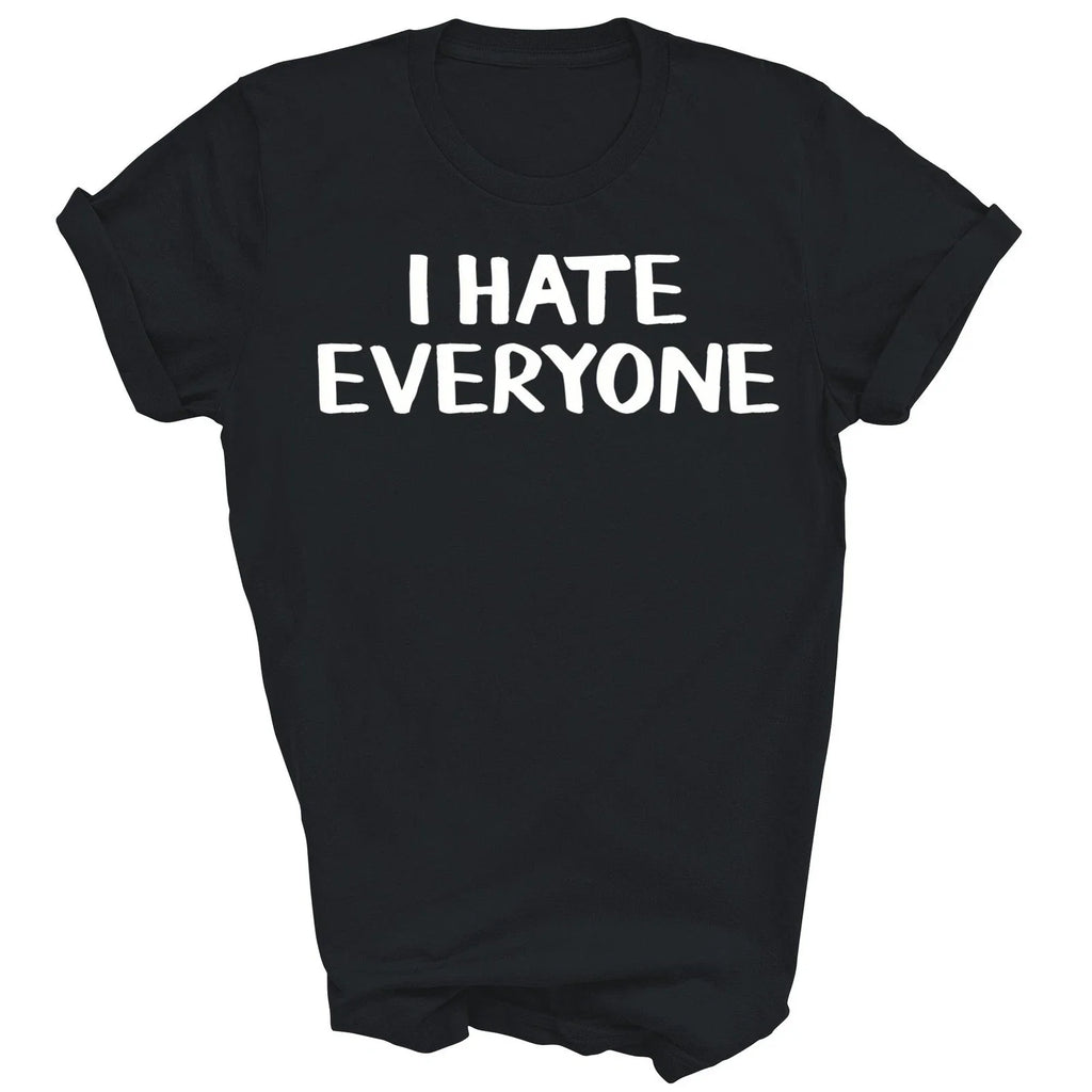 I Hate Everyone Introvert Introverted Gift - Adult & Kids T-Shirts, Sweatshirts & Hoodies apparel design preview 1